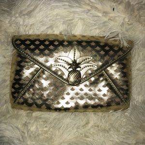 Lilly Pulitzer pineapple clutch